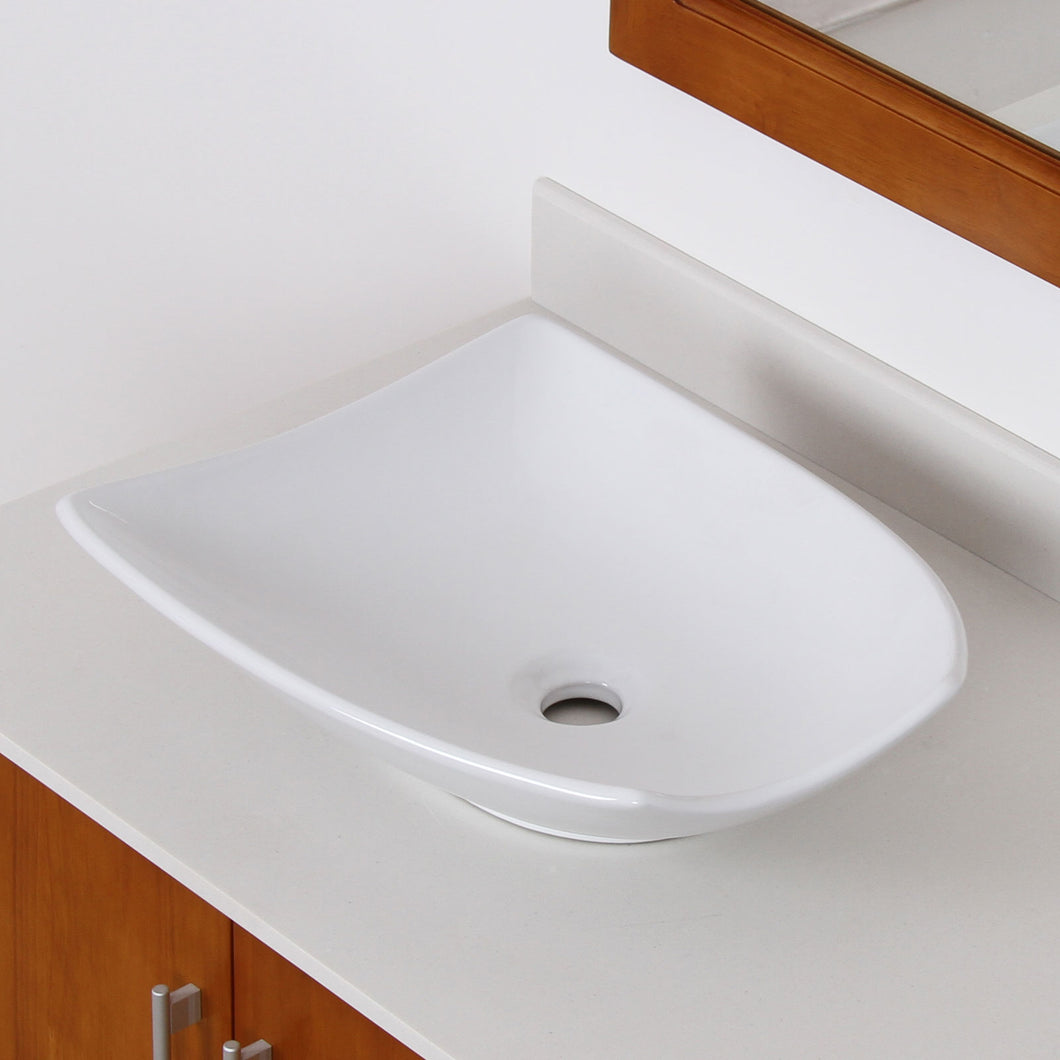 ELITE Grade A Ceramic Bathroom Sink With Square Design C104