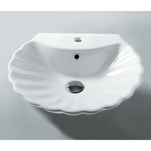 Load image into Gallery viewer, Bathroom Ceramic Vessel Sink Bowl-Scallop Design C951
