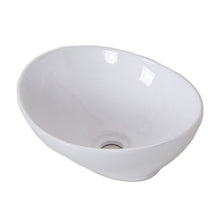 Load image into Gallery viewer, ELITE Grade A Ceramic Bathroom Sink With Unique Oval Design 8089
