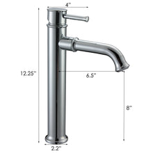 Load image into Gallery viewer, ELITE Modern Bathroom Tall Sink Faucet F371067
