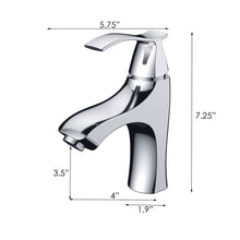 Load image into Gallery viewer, ELITE Luxury Short Chrome Bathroom Lavatory Faucet F662001C
