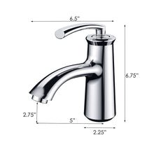 Load image into Gallery viewer, ELITE Luxury Short Chrome Bathroom Lavatory Faucet F662003C
