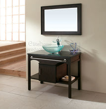 Load image into Gallery viewer, Modern Vanity with Sink, and Chrome Waterfall Faucet FW2143A
