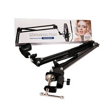Load image into Gallery viewer, Microphone Arm Stand Adjustable Suspension Boom Scissor Arm Stand
