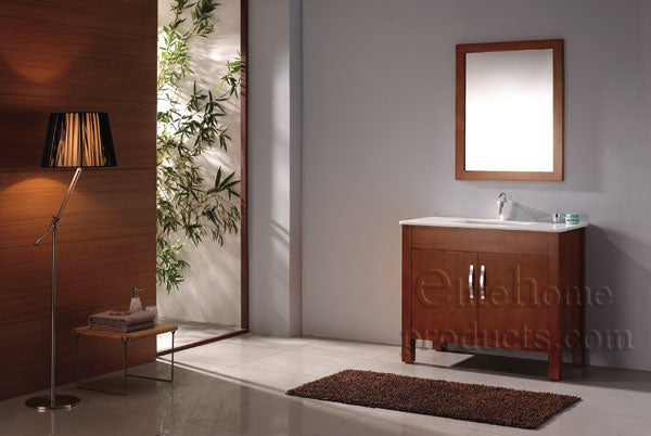 Unique Designed Bathroom Vanity W.Chestnut Color K025