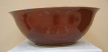 Load image into Gallery viewer, Dark Red Bell-Shaped Ceramic Vessel Sink L8043
