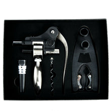 Load image into Gallery viewer, Wine Bottle Opener Corkscrew Set Wine Opener Kit With Foil Cutter Gift Box
