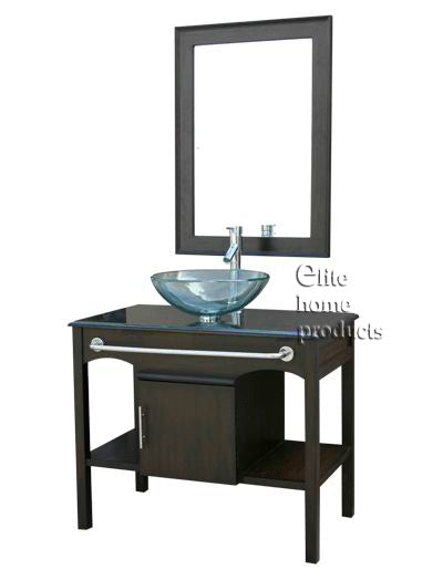 Bathroom VanityW.Galaxy Black Granite Countertop FW2143
