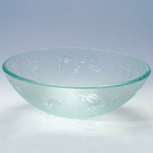 Load image into Gallery viewer, Butterfly Engraved Tempered Vessel Glass sink GD42
