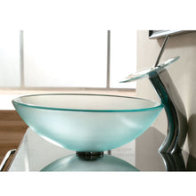 Load image into Gallery viewer, ELITE Tempered Frosted Glass Bathroom Sink GD08
