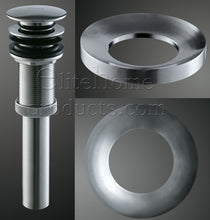 Load image into Gallery viewer, Stainless Steel Pop-Up Drain and Mounting Ring P01SS
