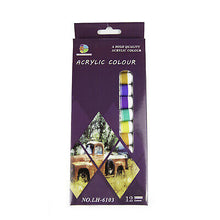 Load image into Gallery viewer, Acrylic Paint Set 12 Colors Acrylic Paints Non Toxic Craft Paint
