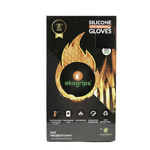 Load image into Gallery viewer, Ekogrips Silicone Smoker Oven Gloves -Extreme Heat Resistant BBQ Gloves
