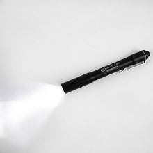 Load image into Gallery viewer, LED Pocket Pen Light Flashlight - Small, Mini, Stylus PenLight with Clip
