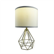 Load image into Gallery viewer, Rottogoon Gold Modern Hollow Out Base Living Room Bedroom Small Table Lamp
