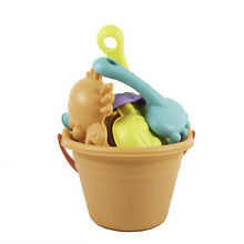Load image into Gallery viewer, Kids Beach Sand Toy Set, 15pcs Sandbox Toys Sand Castle Bucket with bag Orange
