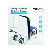 Load image into Gallery viewer, PS5 Cooling Stand with Charging Station and Suction Cooling Fan,Dual Controller
