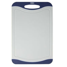 Load image into Gallery viewer, Plastic Chopping Board Set of 2 with Non-Slip Feet and Deep Drip Juice Groove

