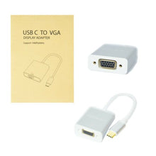 Load image into Gallery viewer, Basics Aluminum USB 3.1 Type-C to VGA Adapter
