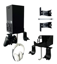 Load image into Gallery viewer, 4 in 1 Xbox Series X Wall-mounted Bracket Stand Bundle Set Controller Holder
