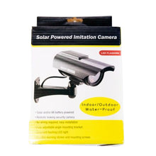 Load image into Gallery viewer, Solar Powered Security Camera, indoor/ outdoor, waterproof LED flashing
