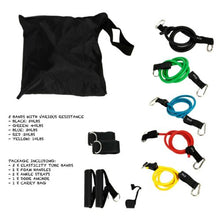 Load image into Gallery viewer, Resistance Bands Sets, Fitness Training Tubes Set, 11 pcs
