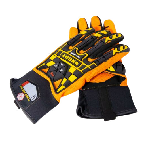 Safety Work Gloves Men High-Vis Anti-Impact Protection Mechanics Safety Rescue