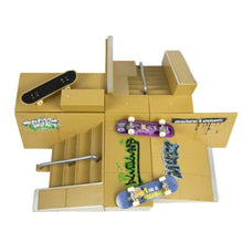Load image into Gallery viewer, Finger Skateboard Ramp Set – Finger Skateboard – Finger Skatepark Kit 17 Pieces
