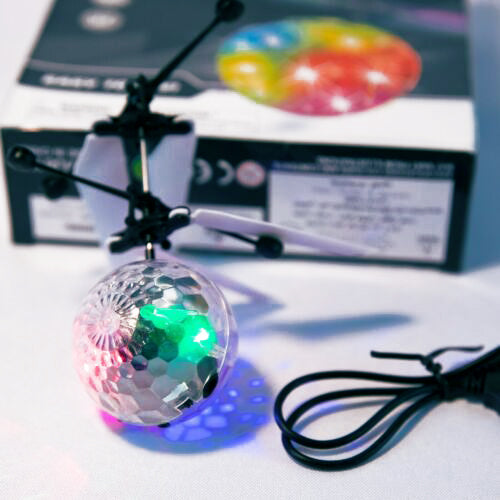 Flying Ball Toys, Rechargeable Ball Drone Light Up RC Toy for Kids Boys Girls